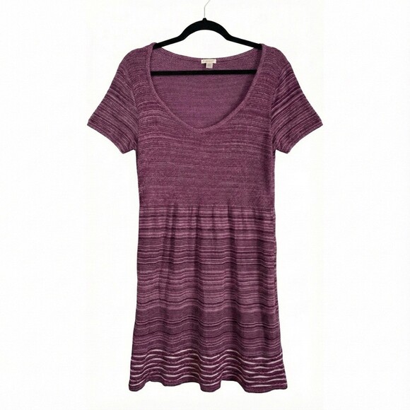 Retro Target Purple Knit Midi Dress XXL | Soft Stretch Short Sleeve Dress - Picture 1 of 7